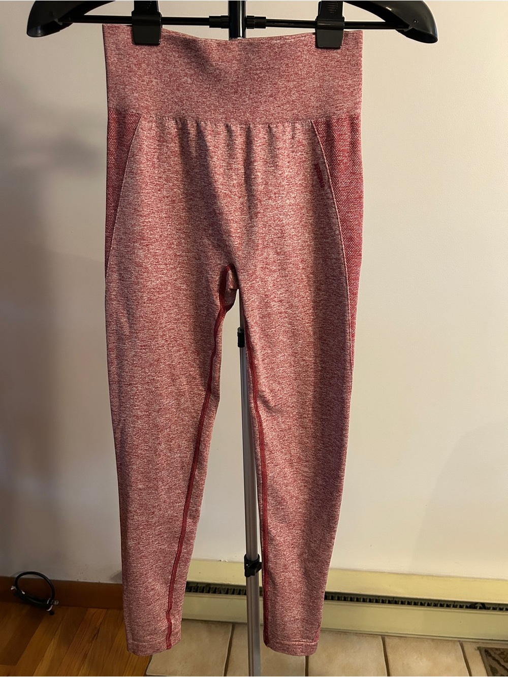 Gymshark Heathered Pink High-Waist Leggings